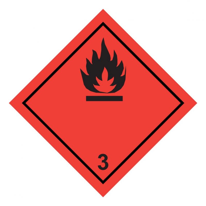 Obrázek Bezpečnostní značka č. 3 černý symbol