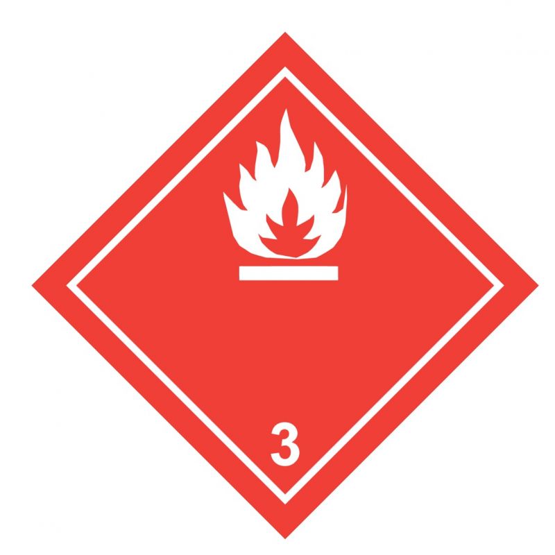 Obrázek Bezpečnostní značka č. 3 bílý symbol